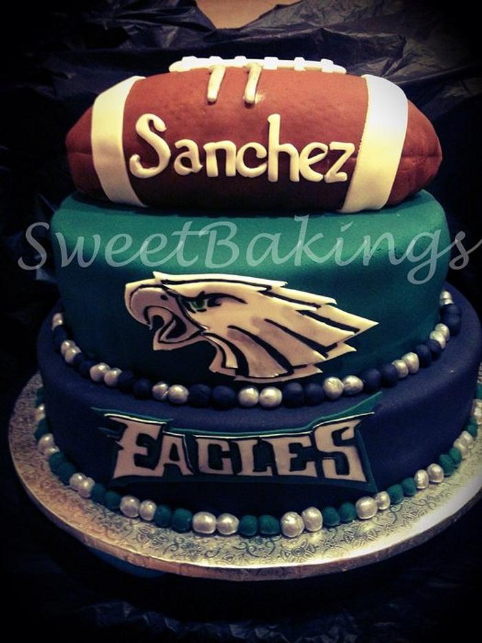 Eagels NFL cake