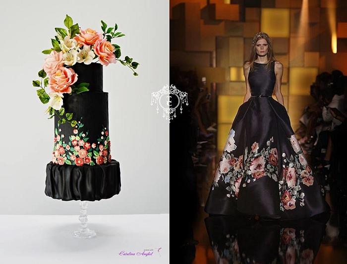 Couture Cake 2018- Eli Saab inspired cake