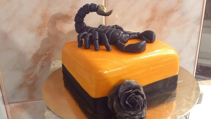 Scorpio cake