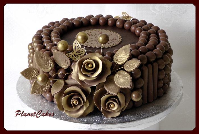 Anniversary Maltesers Cake