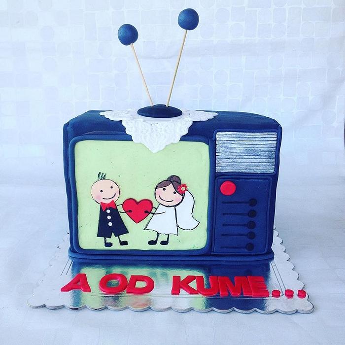 tv cake