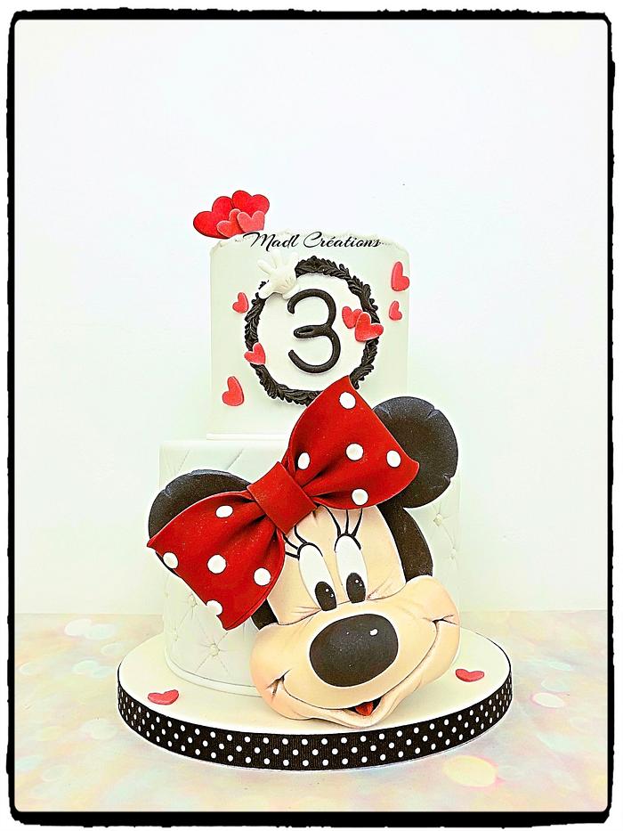 Minnie cake by Madl créations
