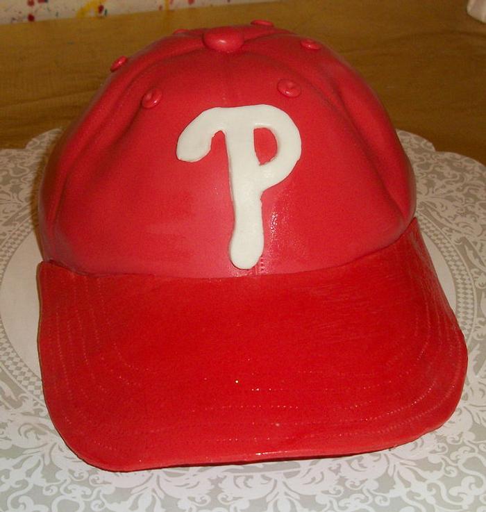 Phillies Cap Cake