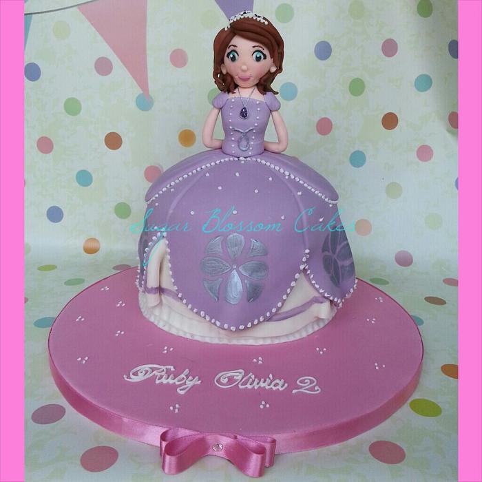 Sofia the First Princess cake