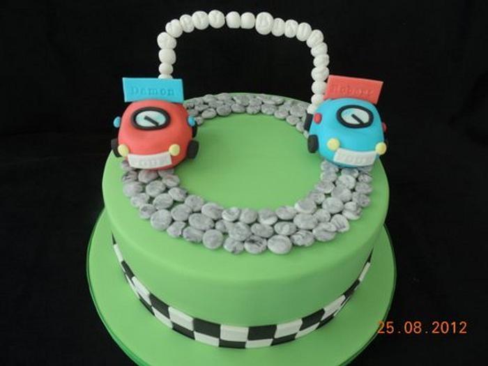 toy cars cake
