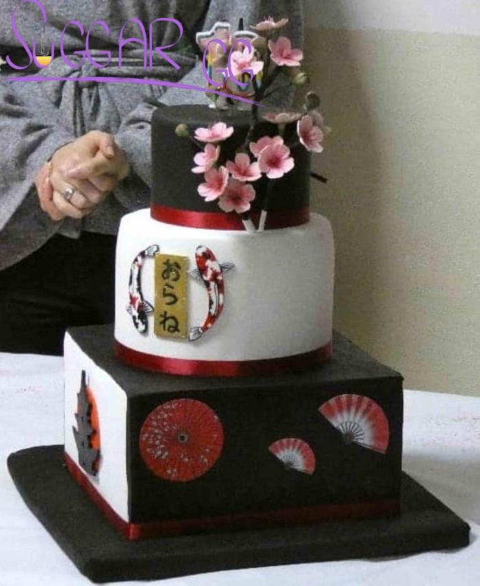 Japan wedding cake