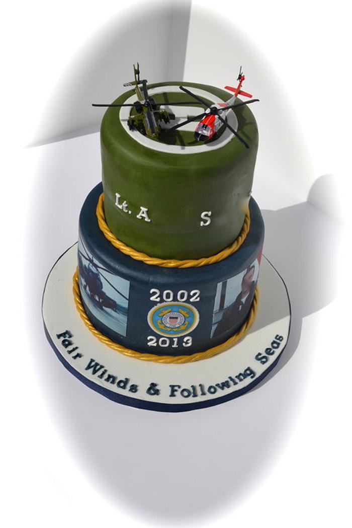 Military Retirement Cake