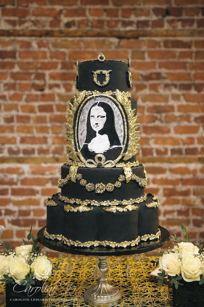 Mona Lisa Black & Gold Wedding  