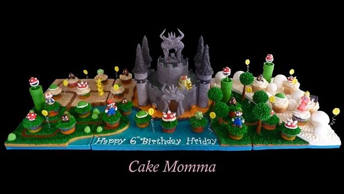Super Mario Map Cake!