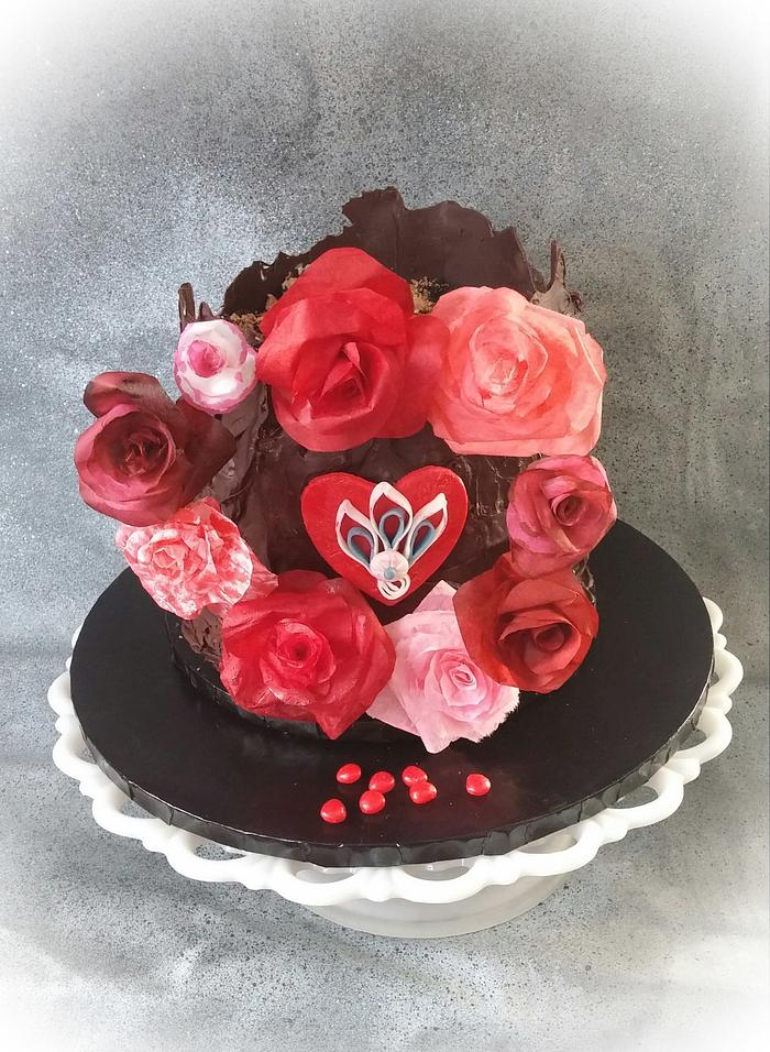 ❤ Decadent Valentine's Cake ❤