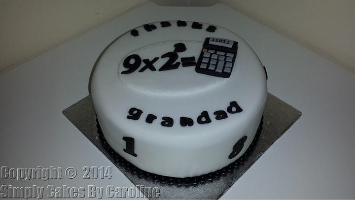A thank-you cake for a Huddersfield customer