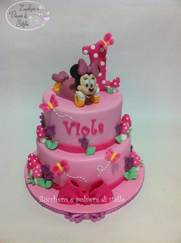 Viola 1st Birthday Cake