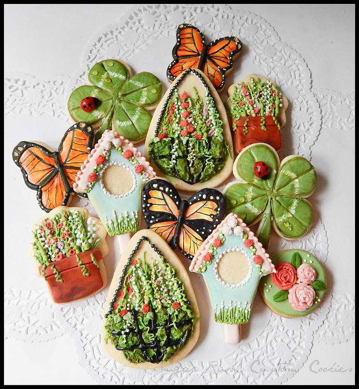 Gardening Themed Cookies