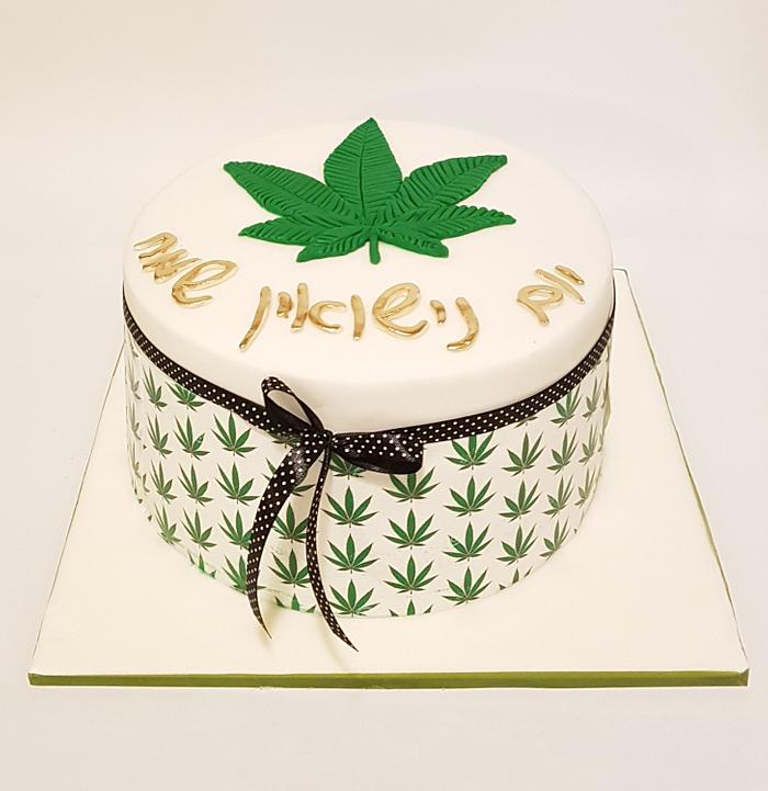Canabis cake design