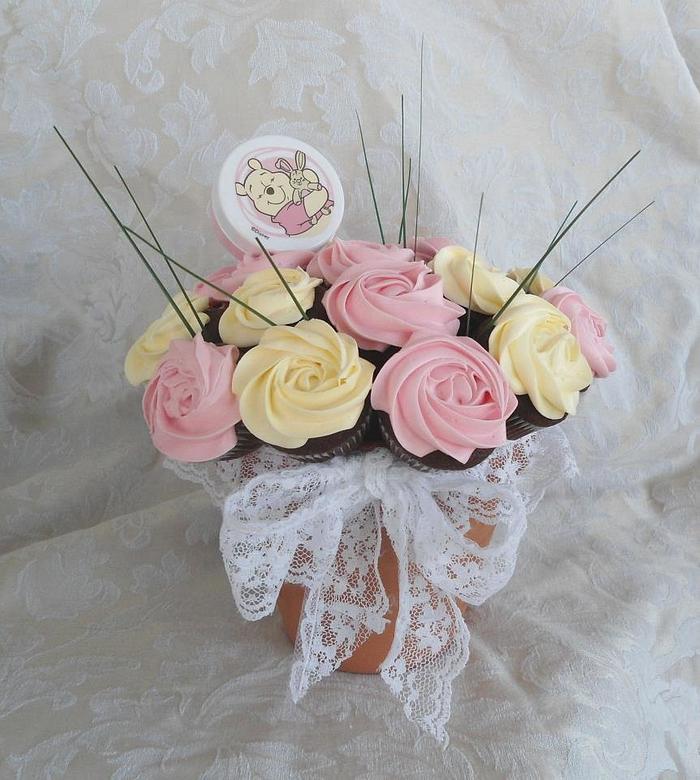 Baby Shower Cupcake Bouquet