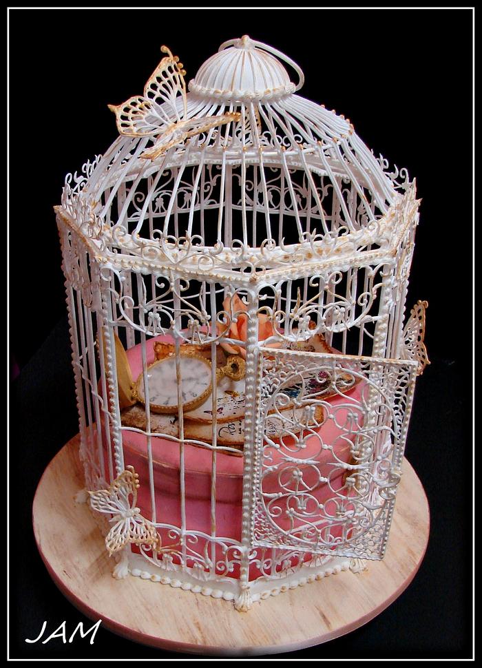 birdcage with Royal icing
