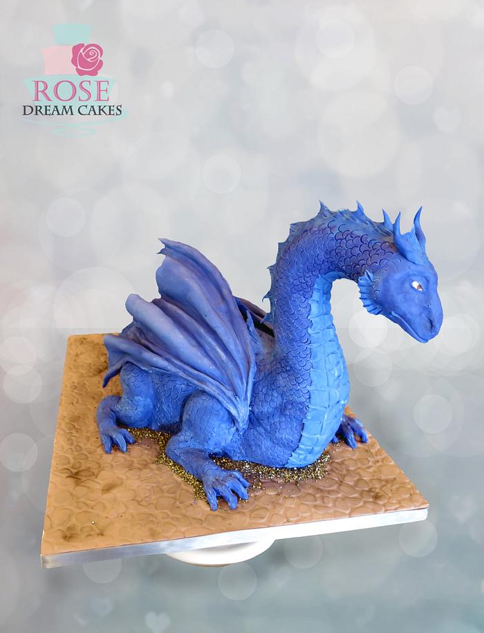 3d Dragon Cake Saphira From Eragon Decorated Cake By Cakesdecor