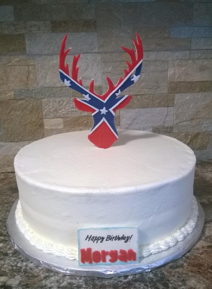 Rebel deer cake