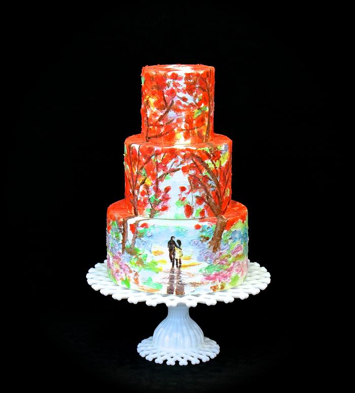 Karen Tarelton Wedding Cake
