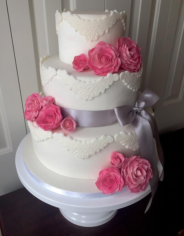 1st Wedding Cake!