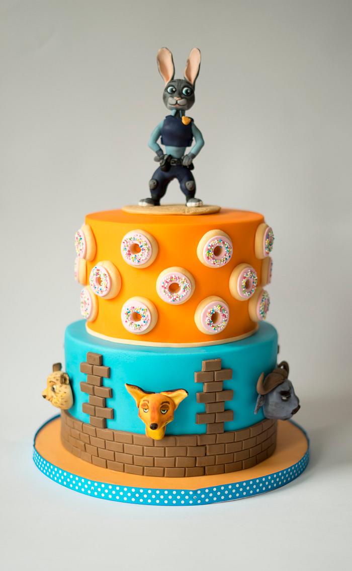 Zootropolis cake