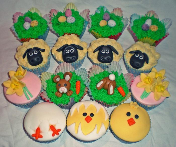 Easter cupcakes 
