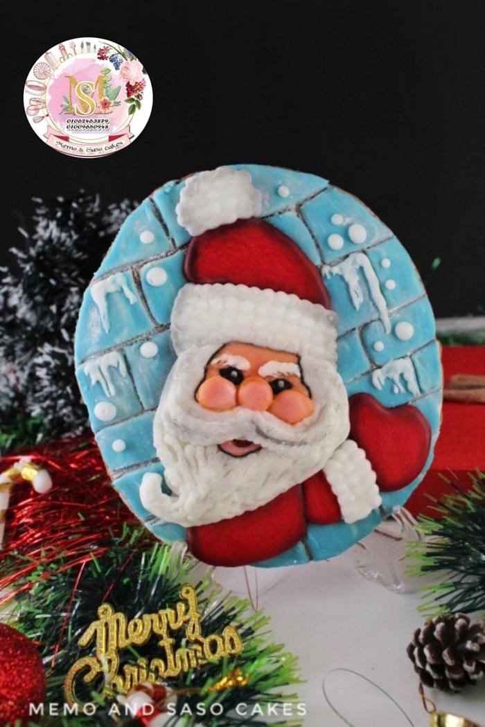 Santa Claus waving Merry Christmas 🎅