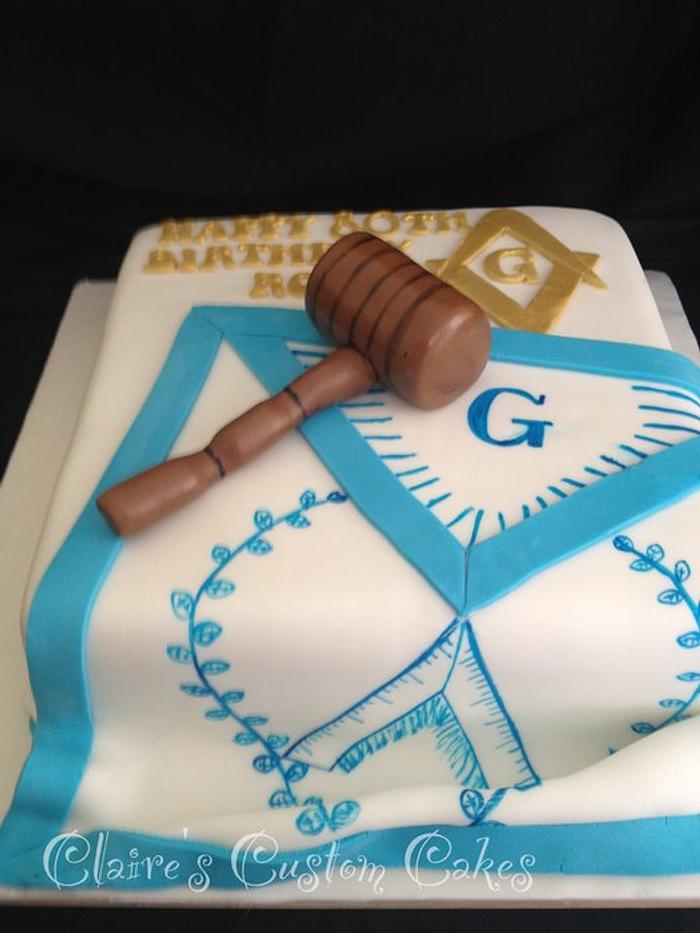 Masons lodge cake