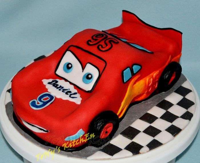 3D McQueen Cake