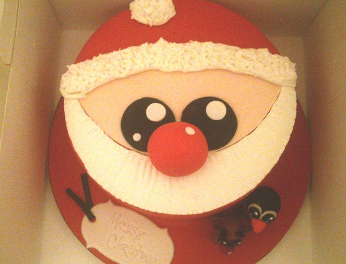 North Pole Christmas Cake