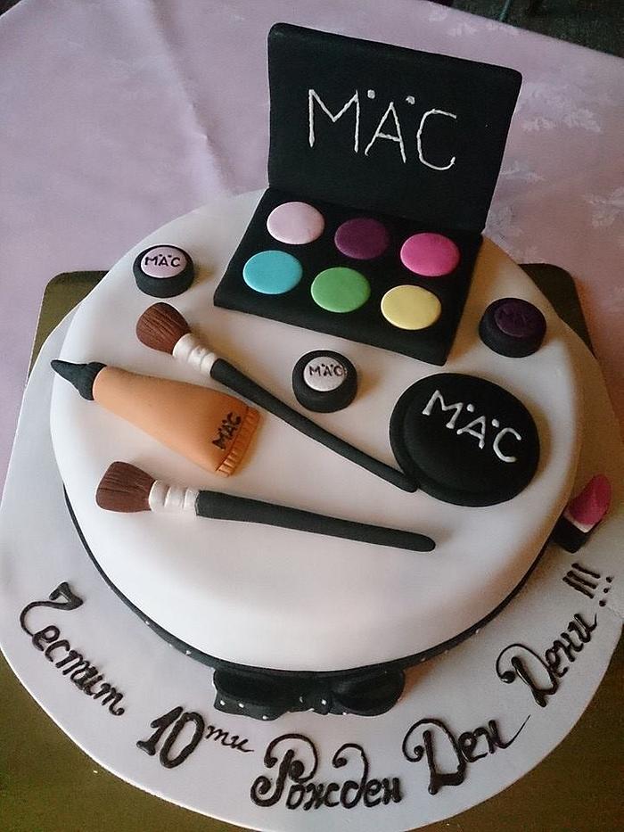 M.A.C make up cake