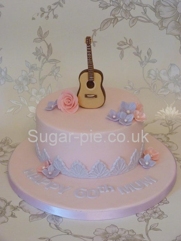 Mum Guitar cake