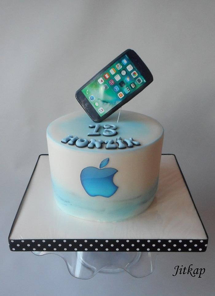 Mobile phone cake