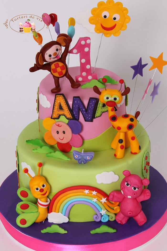 Order Online Baby TV Birthday Cake | Order For Quick Delivery | The French  Cake Company