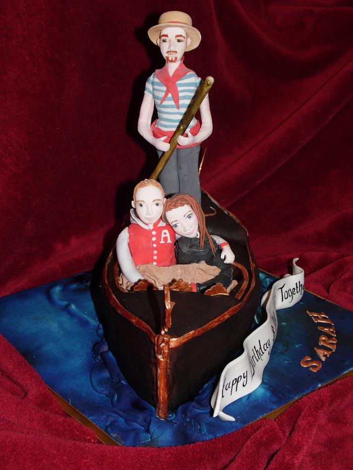Romantic Gondola Cake