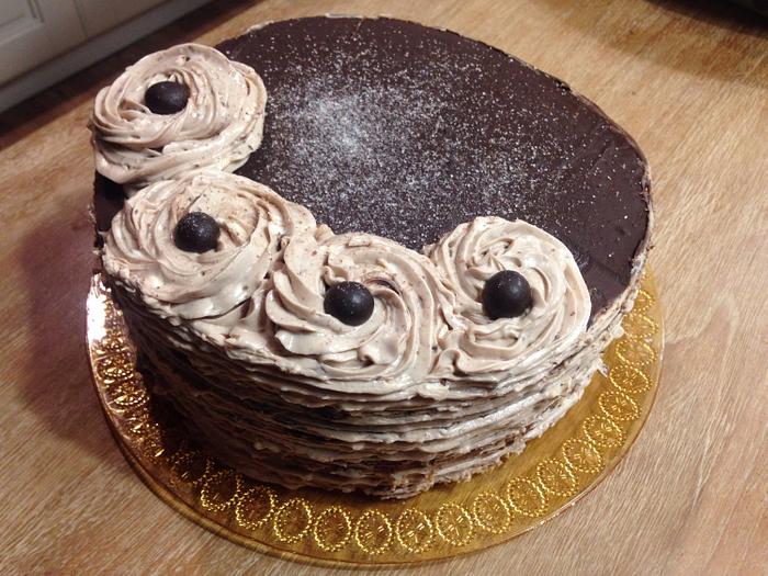 soft cake with Marsala