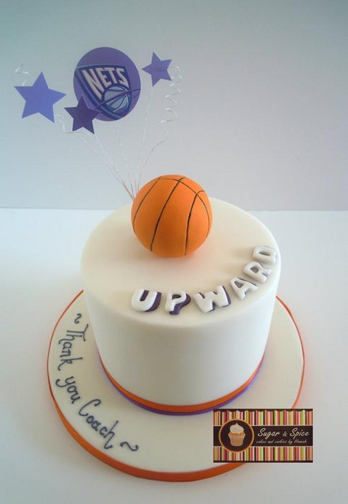 Upward Basketball Cake
