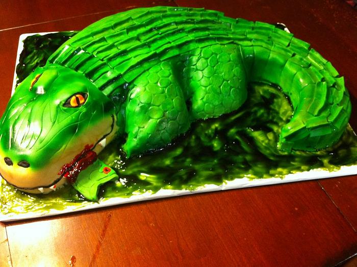 Aligator Cake