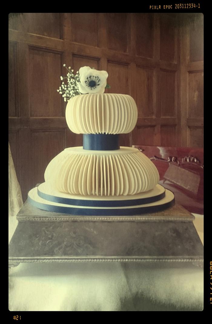 Pastillage wedding cake 