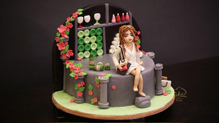 Spa Girl Cake