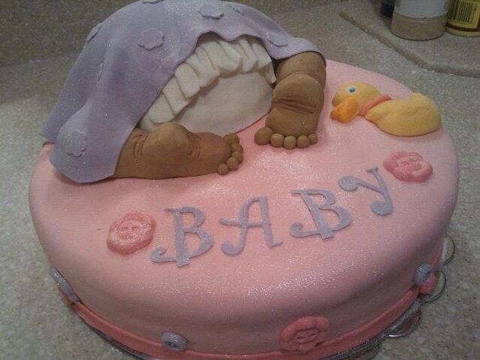 Baby butt Cake