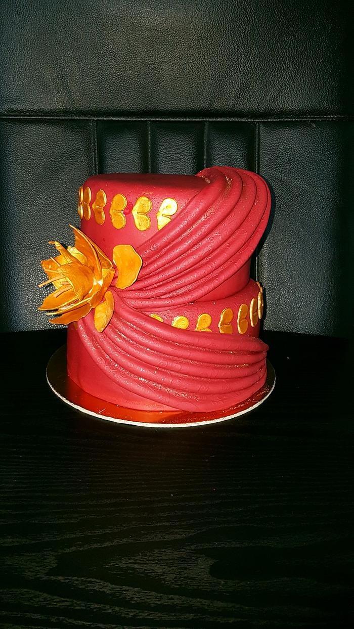 red cake
