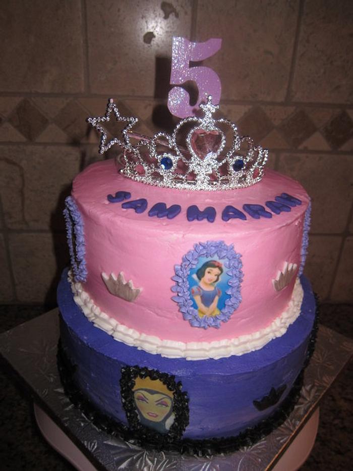 Good and Evil Princess Cake