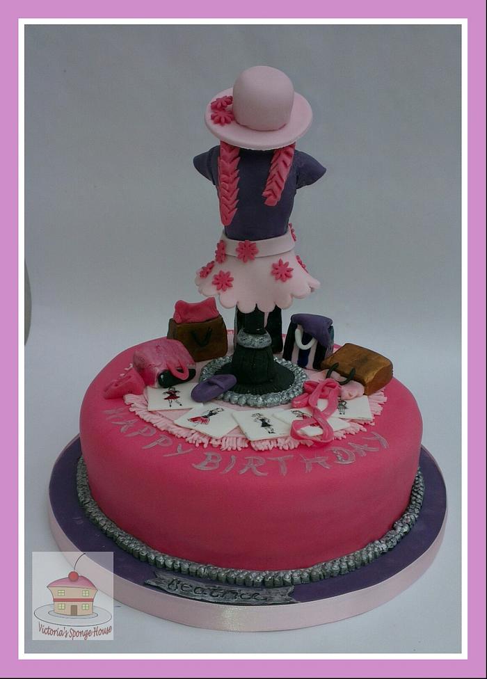 Fashion inspired cake