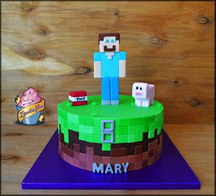 Minecraft cake