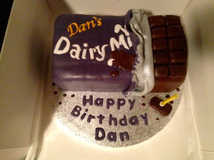 Chocolate Bar Birthday cake!