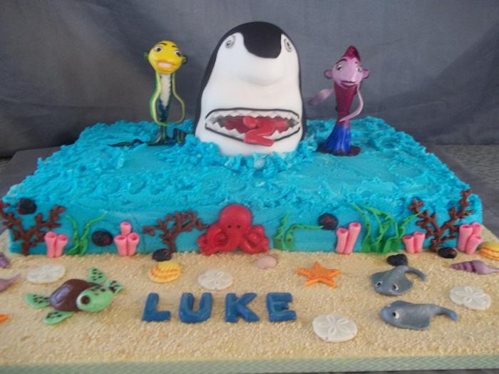 Shark Tale cake