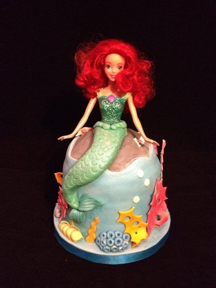 Little Mermaid cake