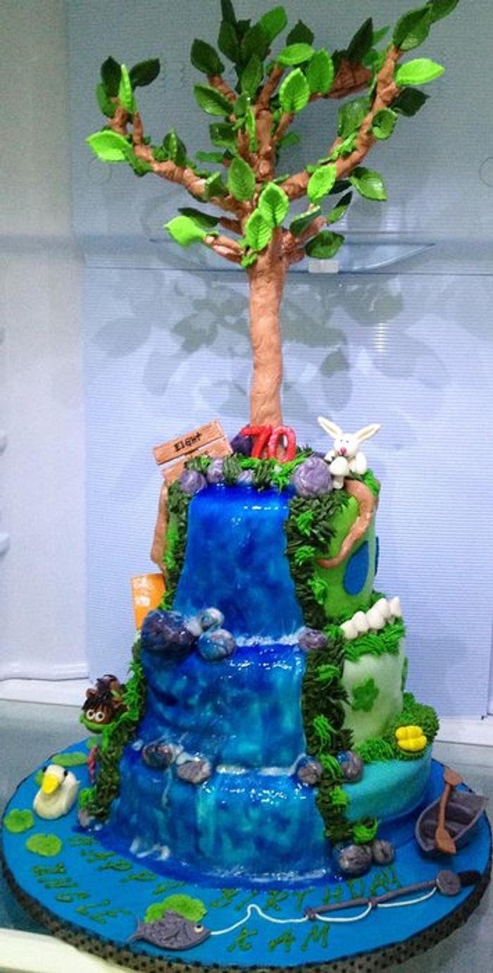 D'Jungle Birthday Cake