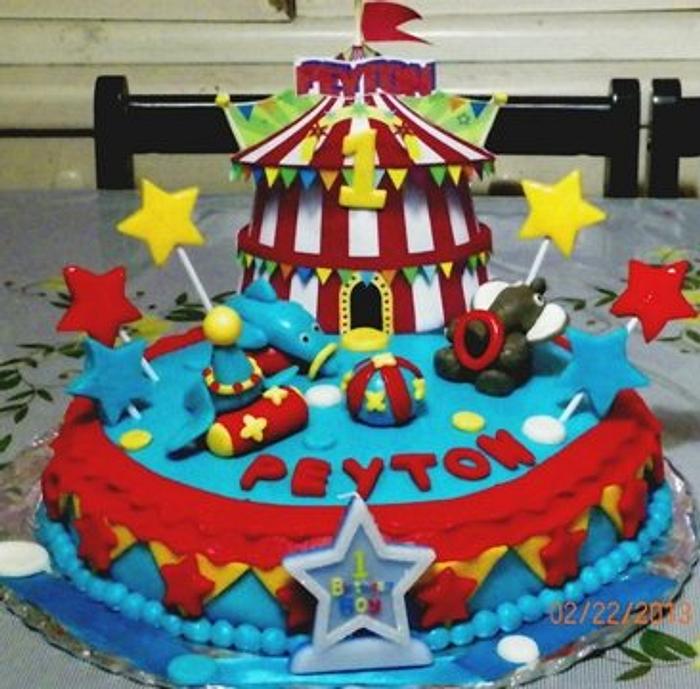 Peyton' Circus Cake